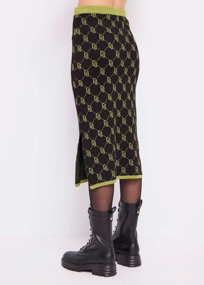 Gaudi jacquard logo skirt MOD. 231_321BD73002_325016-01 