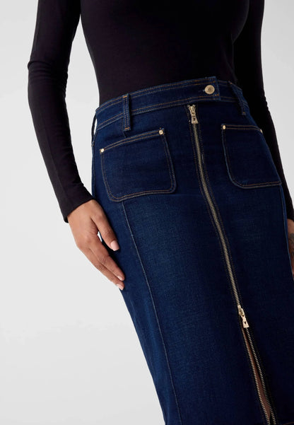 Gonna W6RD0UD6881 longuette in denim