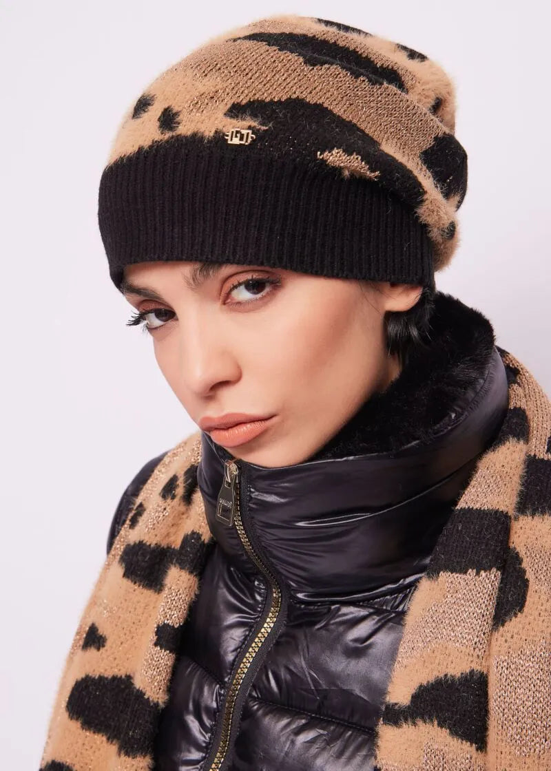 Nuova Collezione Berretto beanie animalier jacquard ARTICOLO 421BD93003