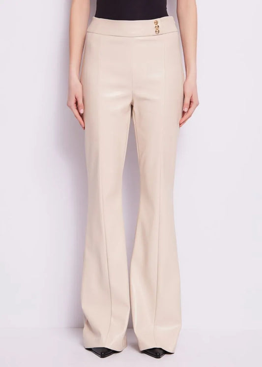 Pantaloni in similpelle beige GAUDI ARTICOLO 421FD28005_3208