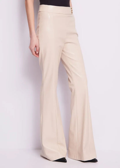 Pantaloni in similpelle beige GAUDI ARTICOLO 421FD28005_3208