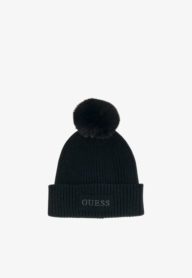 Guess AMORETTE KNITTED BEA AW5650 WOL01 - Berretto - black