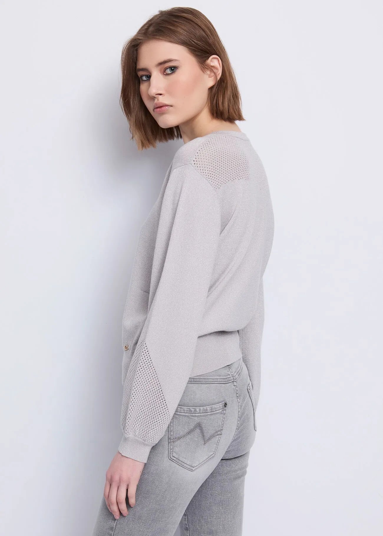 Maglia da donna in filato lurex GAUDI 521BD53052_2212