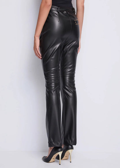 Pantalone in ecopelle con cintura - art. 521DD28003 - Denny Rose Autunno Inverno 2025/26