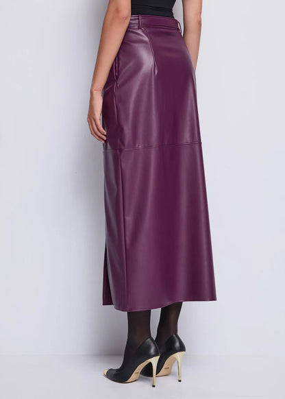 Gonna in ecopelle con cintura - art. 521DD78002 Denny Rose Autunno Inverno 2025/26