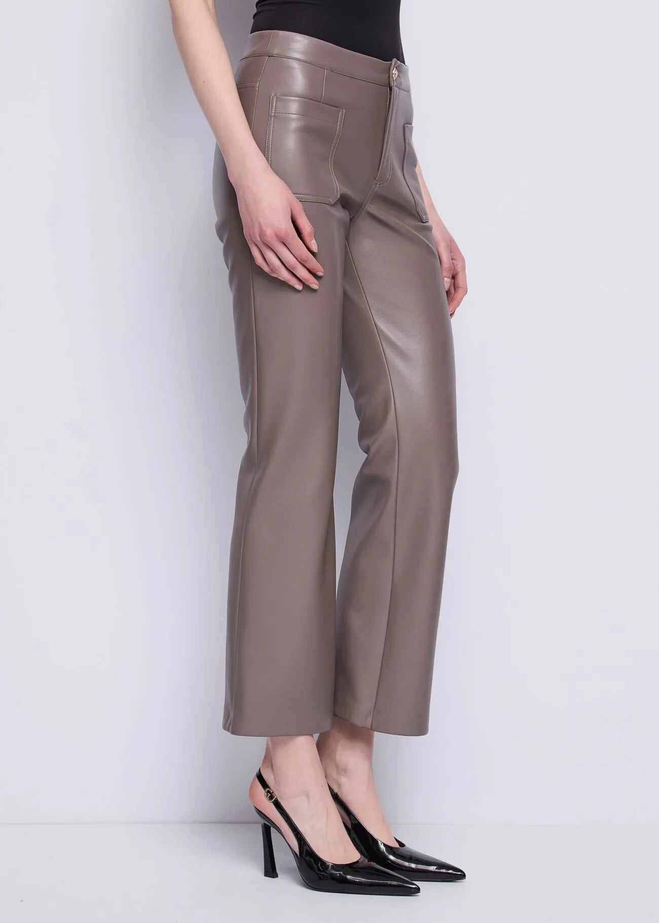 Pantaloni flare da donna in similpelle GAUDI 521FD28002_3331