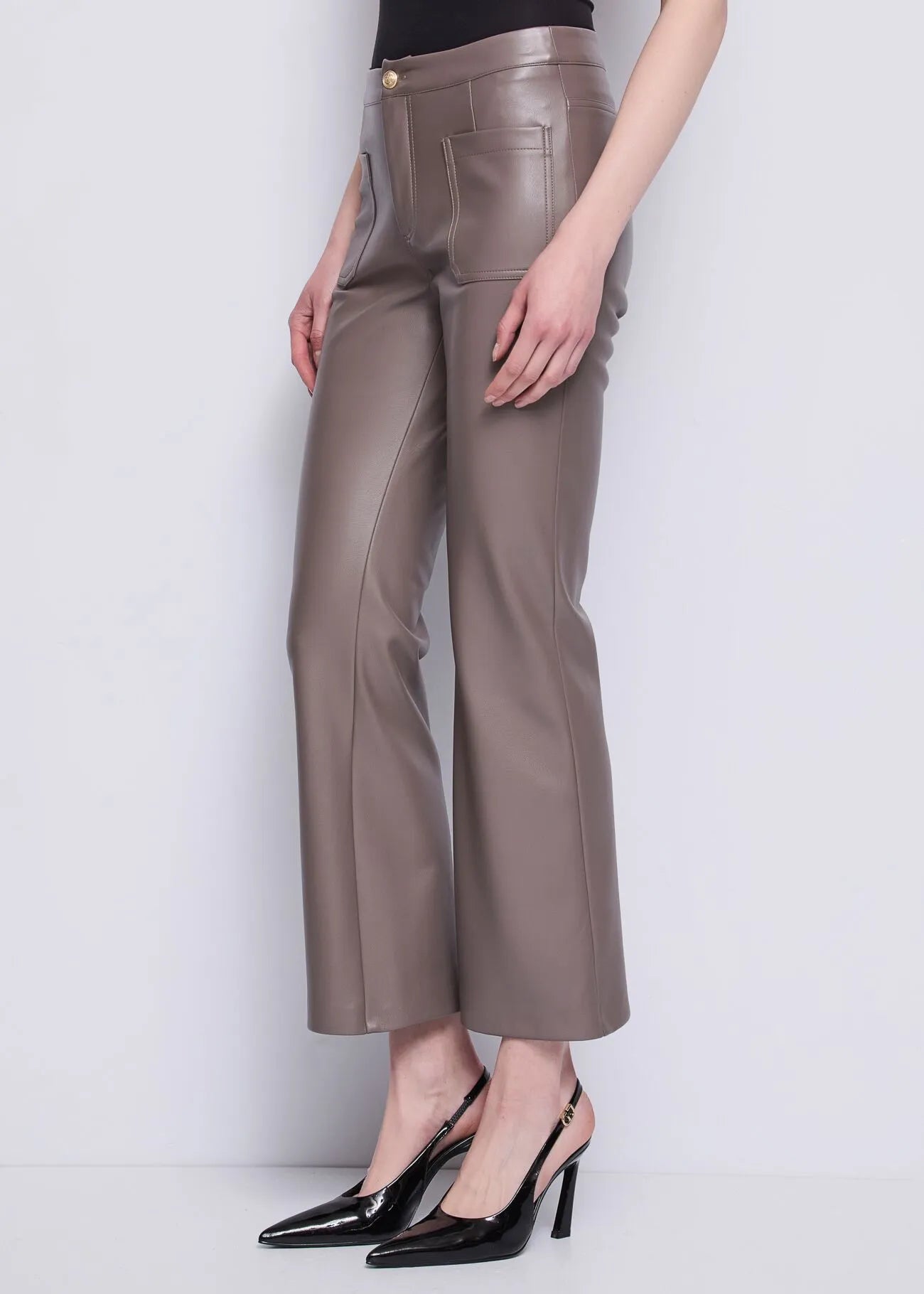 Pantaloni flare da donna in similpelle GAUDI 521FD28002_3331