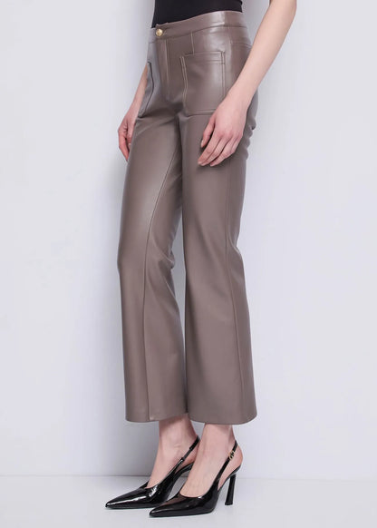 Pantaloni flare da donna in similpelle GAUDI 521FD28002_3331