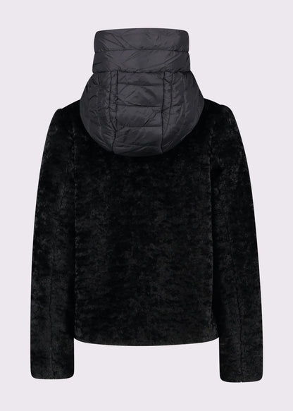 Giacca nera da donna con cappuccio GAUDI 521FD39002_2001