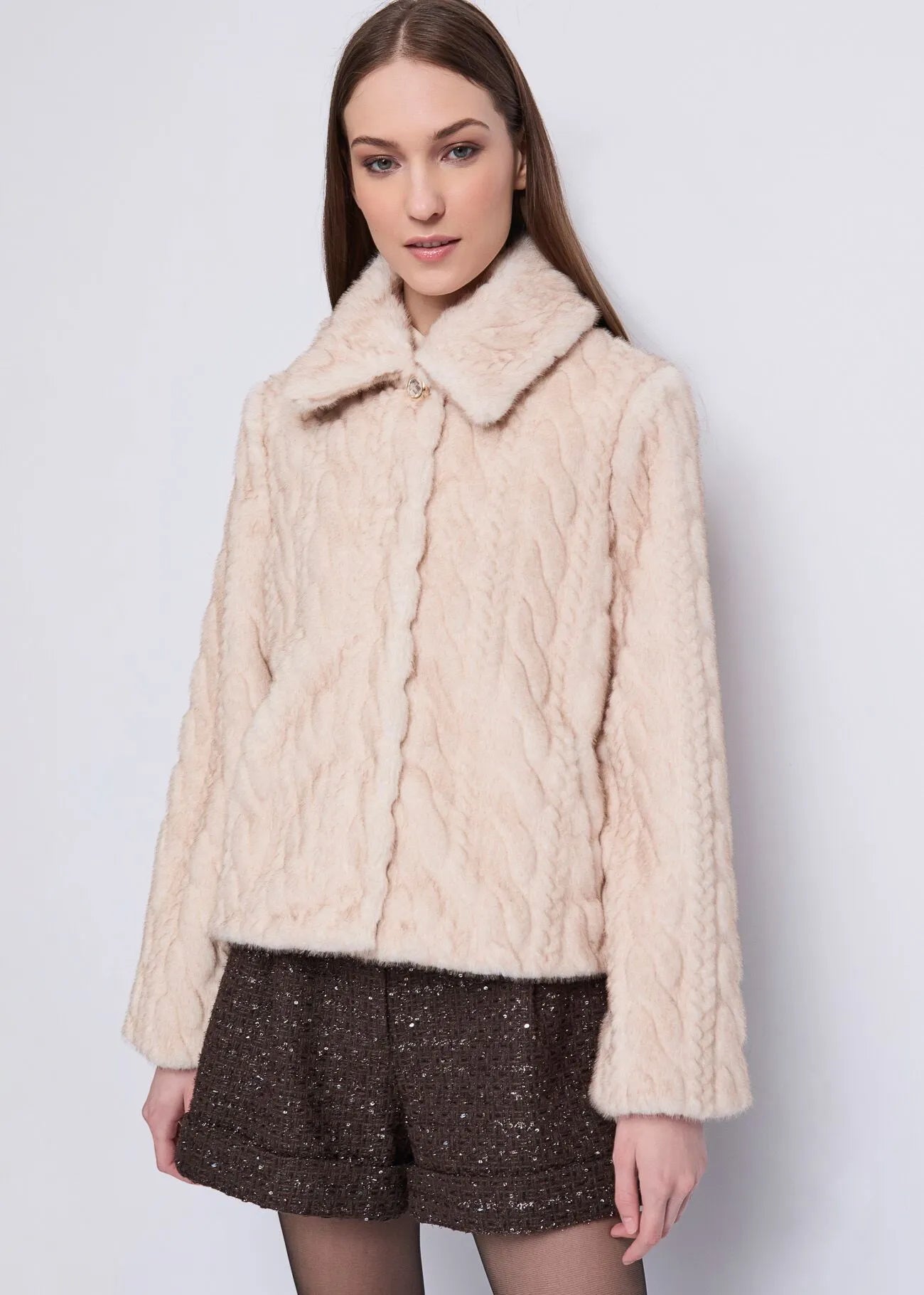 Giacca da donna in ecopelliccia GAUDI 521FD39006_2282