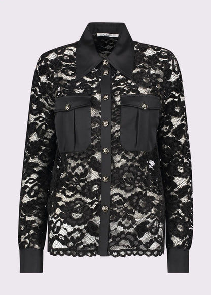 Camicia da donna in pizzo floreale GAUDI 521FD45007_2001