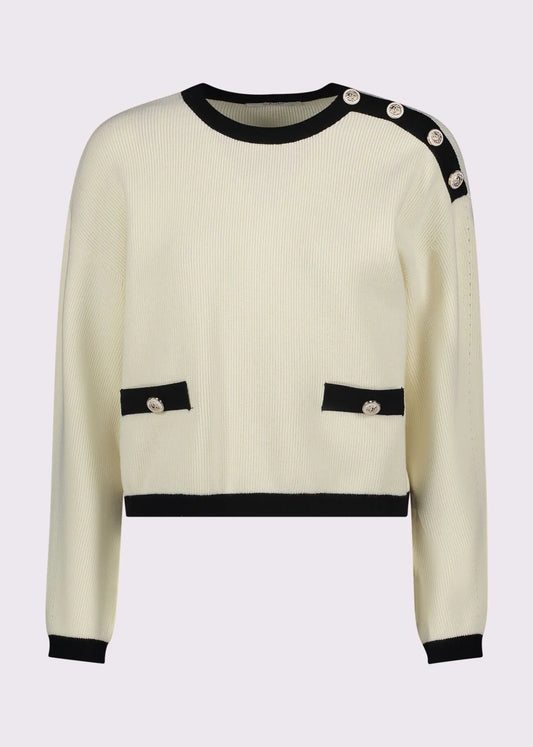 Maglia da donna in filato con bottoni GAUDI 521FD53029_521017-01