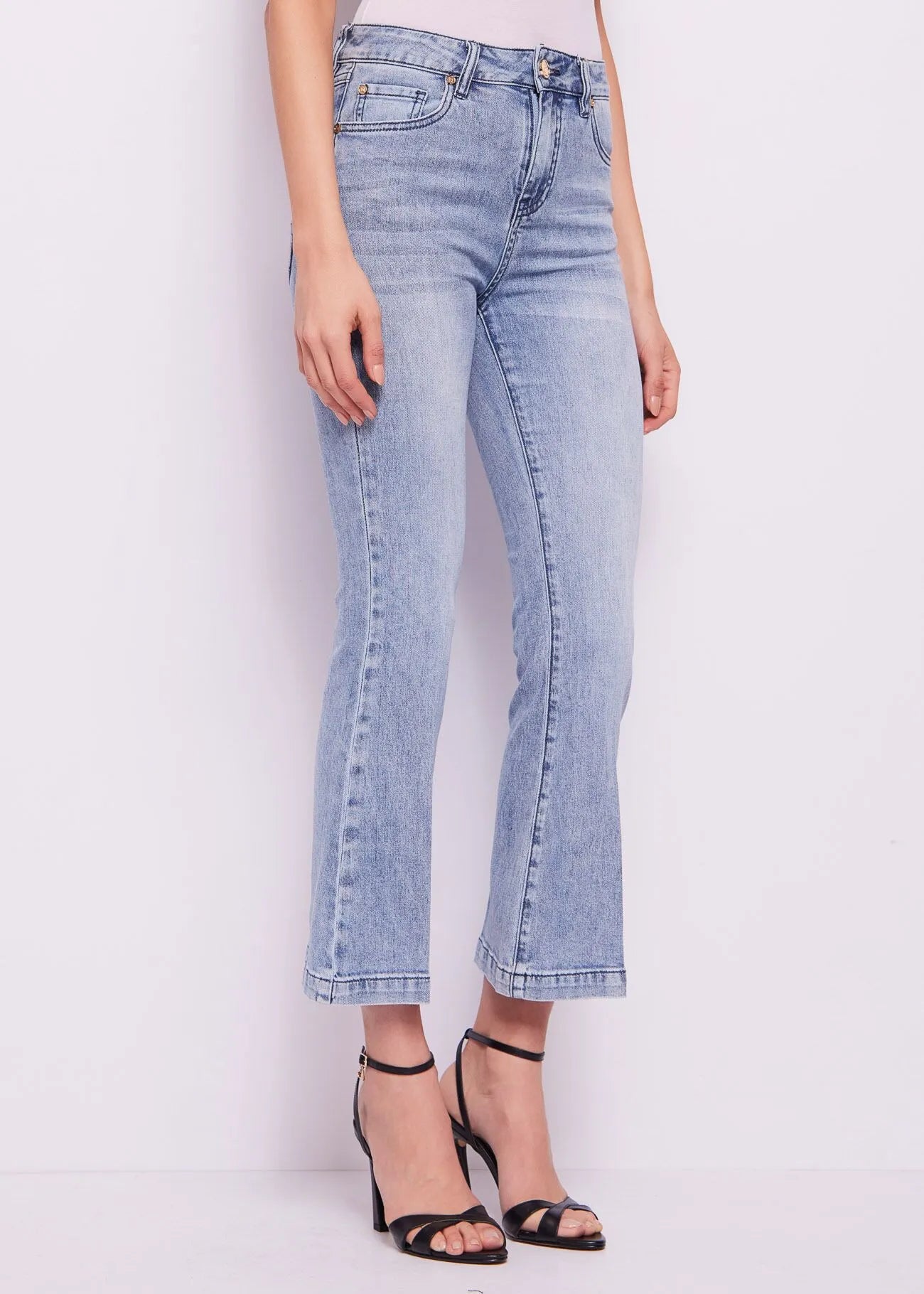 Jeans donna flare cropped cinque tasche  GAUDI 511BD26007
