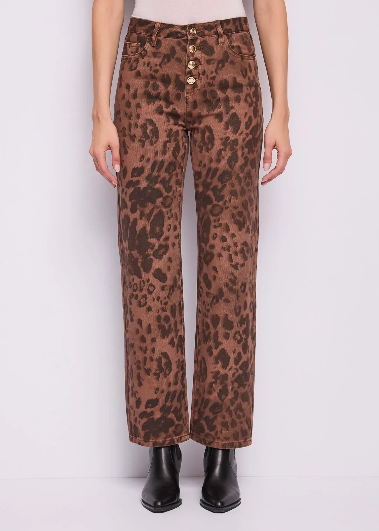 Gaudi 621BD25017 Pantaloni da donna con bottoni dorati