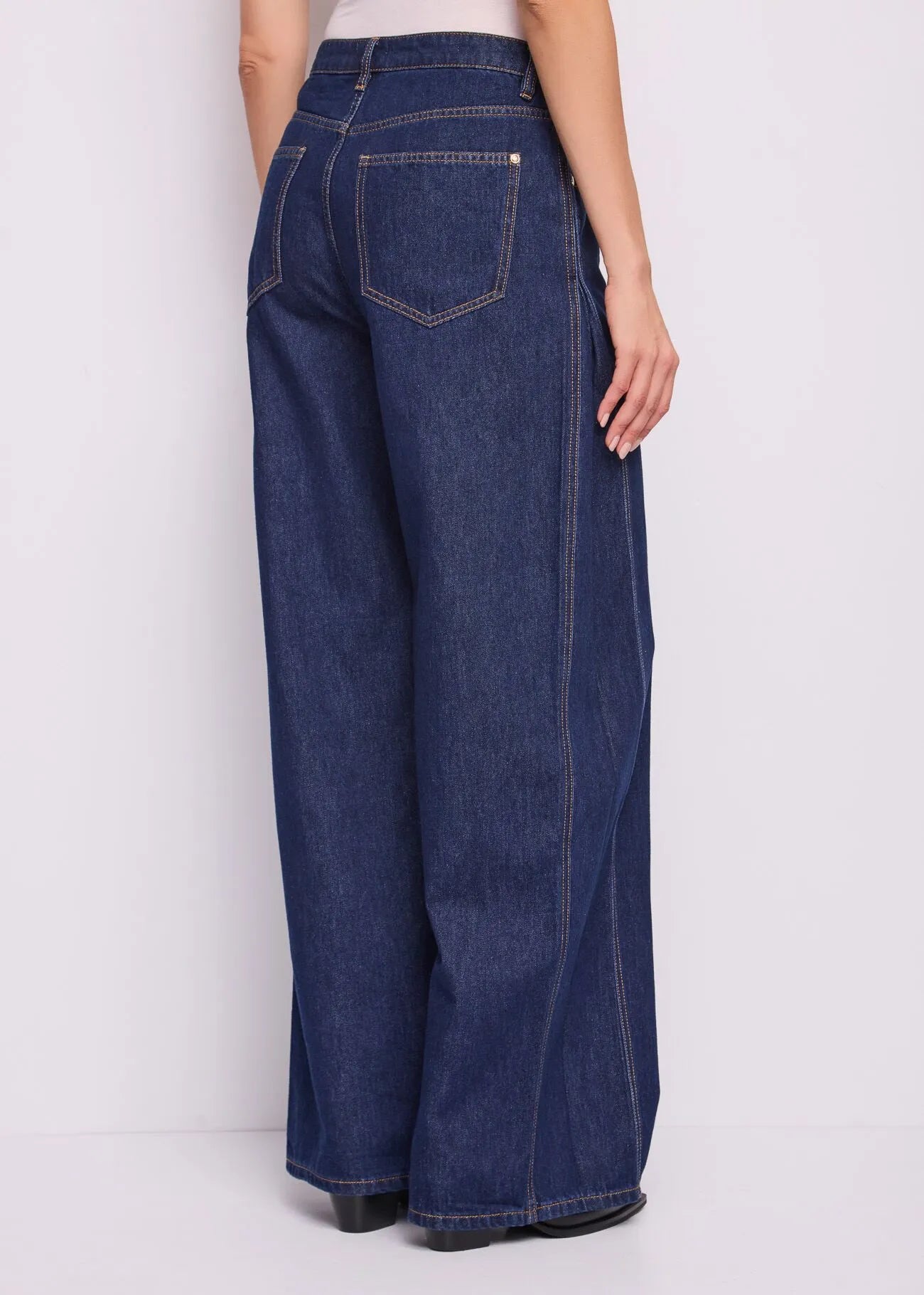Guess Jeans wide leg da donna con foulard