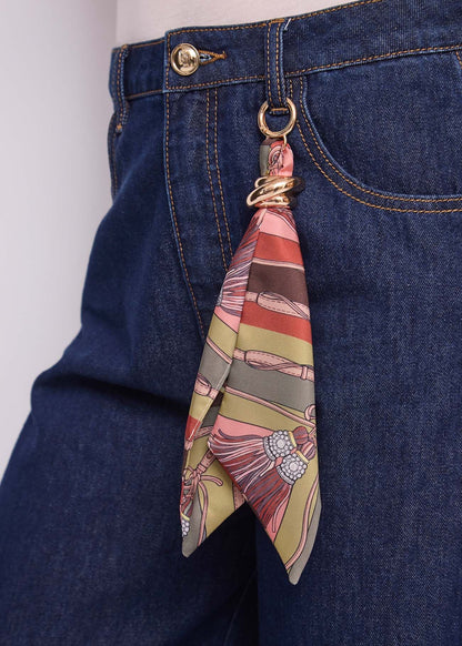 Guess Jeans wide leg da donna con foulard