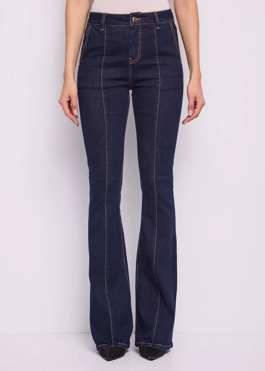 Gaudi 621BD26036 Jeans flare da donna con piega