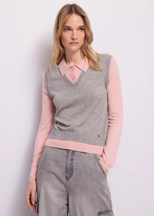 Gaudi 621BD53006 Polo da donna in maglia di lana