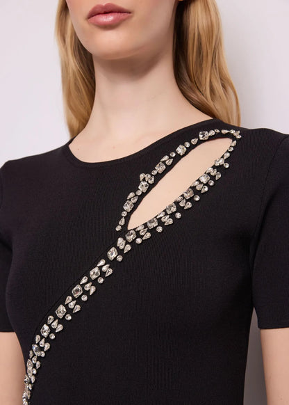 Abito da donna con motivo cut-out