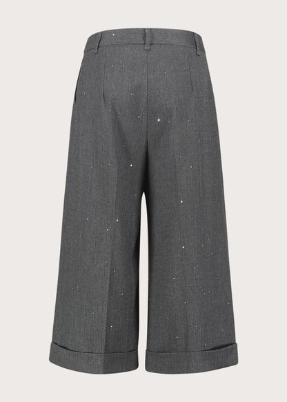 Pantaloni da donna con piega e risvolto GAUDI 621FD25015 01