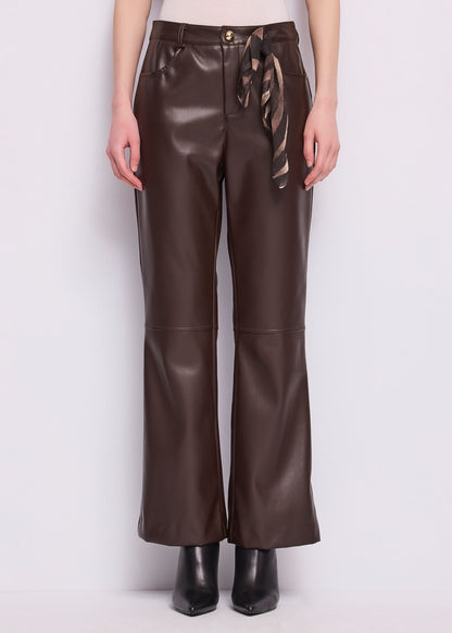Nuova Collezione Pantaloni flare cropped da donna con foulard GAUDI 621FD28003_4304