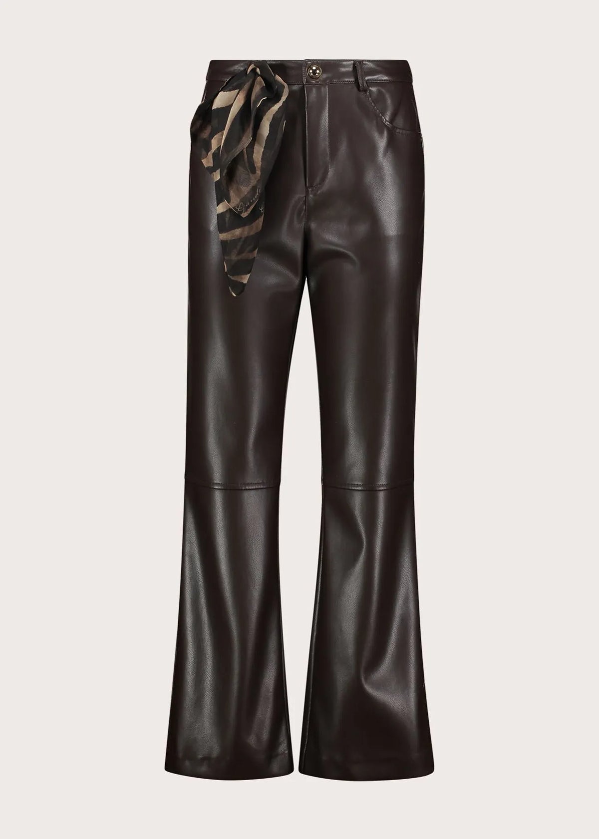 Nuova Collezione Pantaloni flare cropped da donna con foulard GAUDI 621FD28003_4304