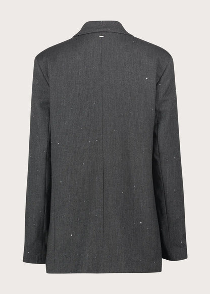 Blazer doppiopetto da donna in viscosa a righe  GAUDI   621FD35025_621024-01