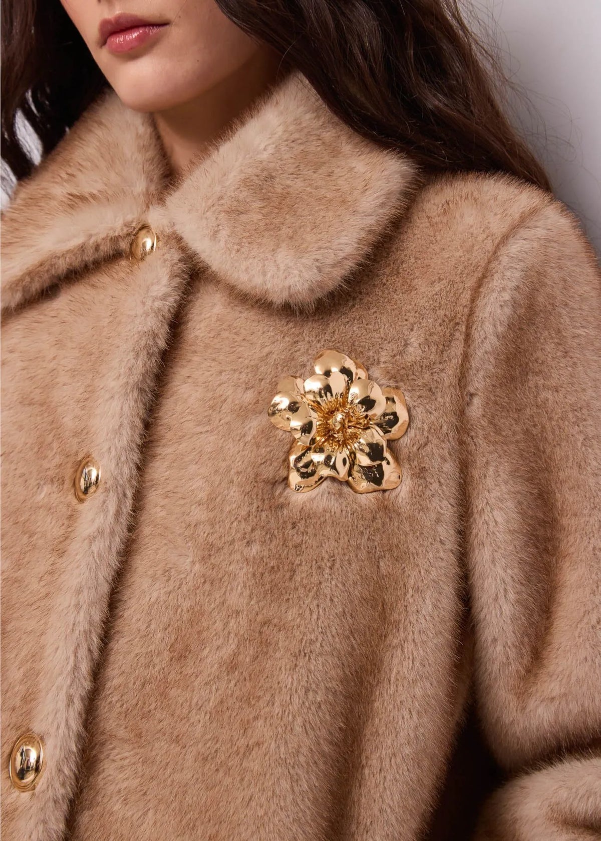 Nuova Collezione Cappotto da donna con spilla GAUDI 621FD39003_2249