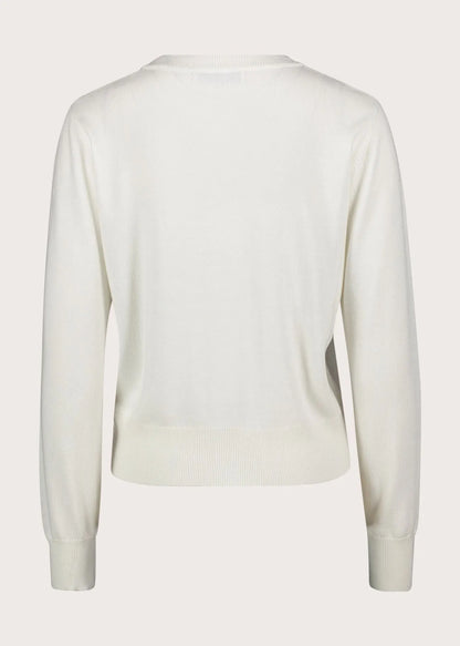 Cardigan da donna in filato jacquard