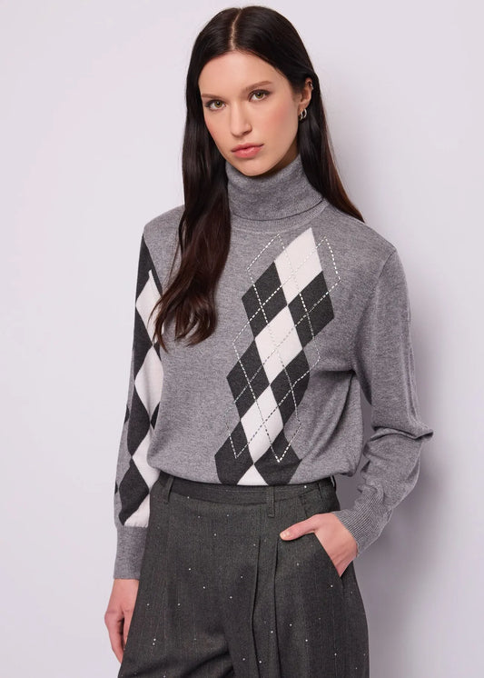 Gaudi Maglia da donna in filato jacquard