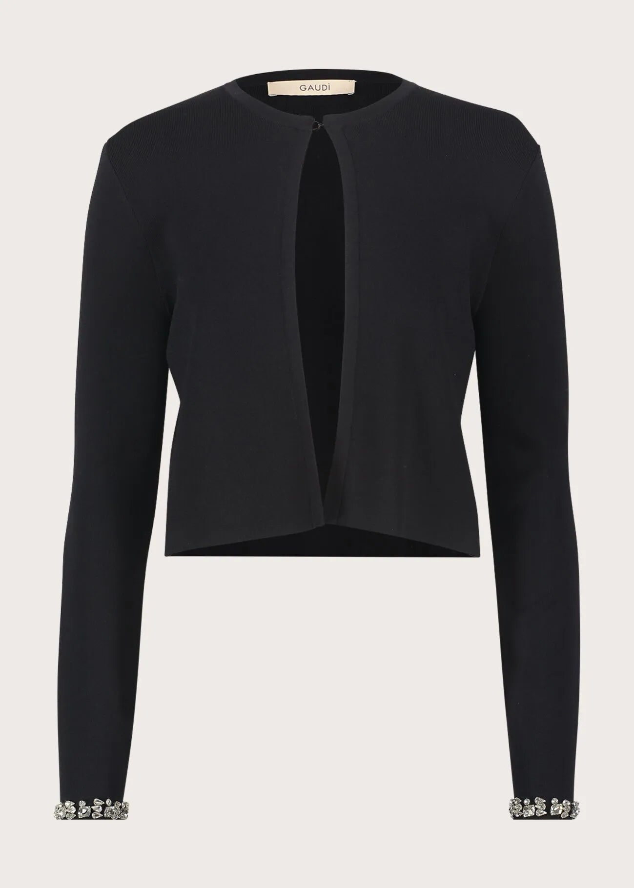 Cardigan girocollo in misto viscosa