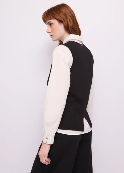 Gaudi Gilet da donna con bottoni gioiello
