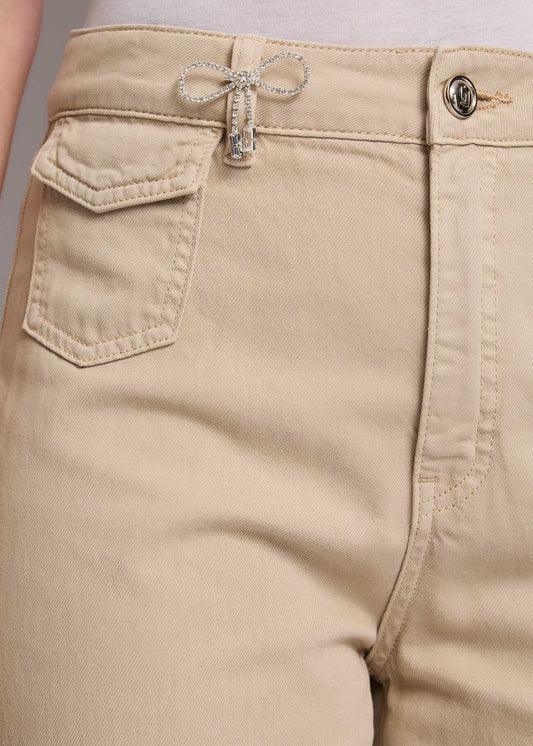 Nuova Collezione Pantaloni baggy da donna con risvolto GAUDI 611BD25030