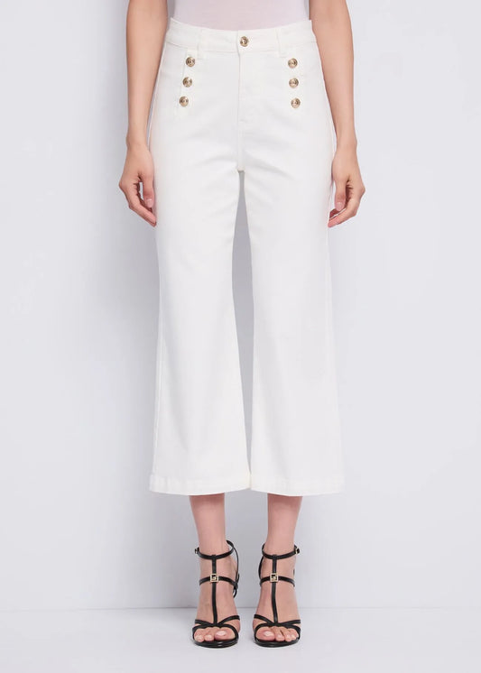 Pantaloni straight da donna in twill GAUDI 611BD25043_2101