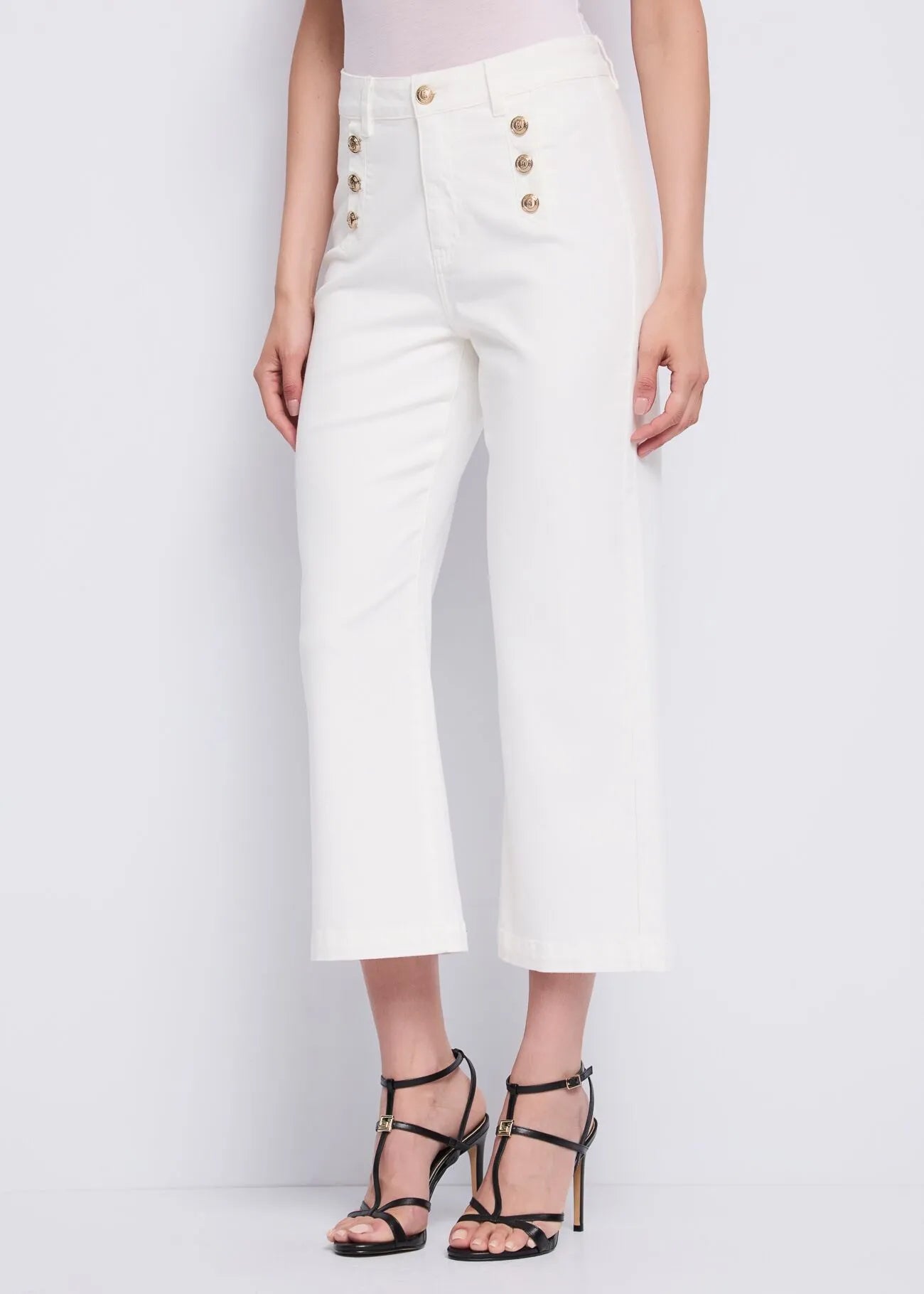 Pantaloni straight da donna in twill GAUDI 611BD25043_2101