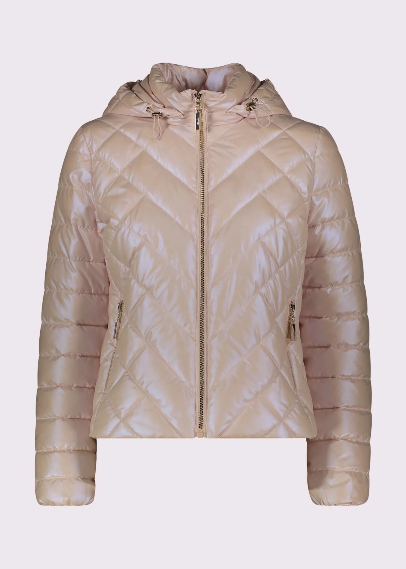 Piumino rosa da donna con cappuccio GAUDI 611BD35001_4424