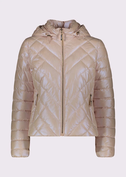 Piumino rosa da donna con cappuccio GAUDI 611BD35001_4424