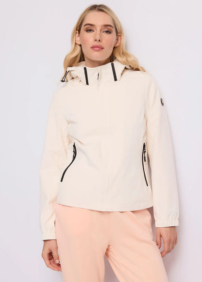 Gaudi 611BD35018 Giacca bianca da donna con cappuccio