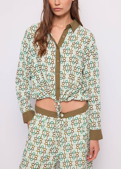 Gaudi 611BD45013 Camicia Stampata