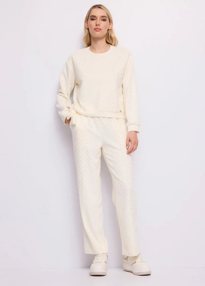 Pantaloni jogging da donna con strass GAUDI 611BD24005_2101