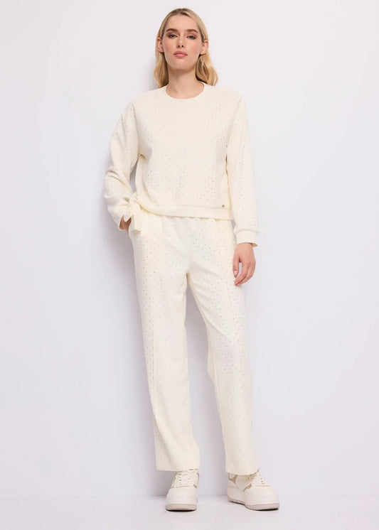 Pantaloni jogging da donna con strass GAUDI 611BD24005_2101