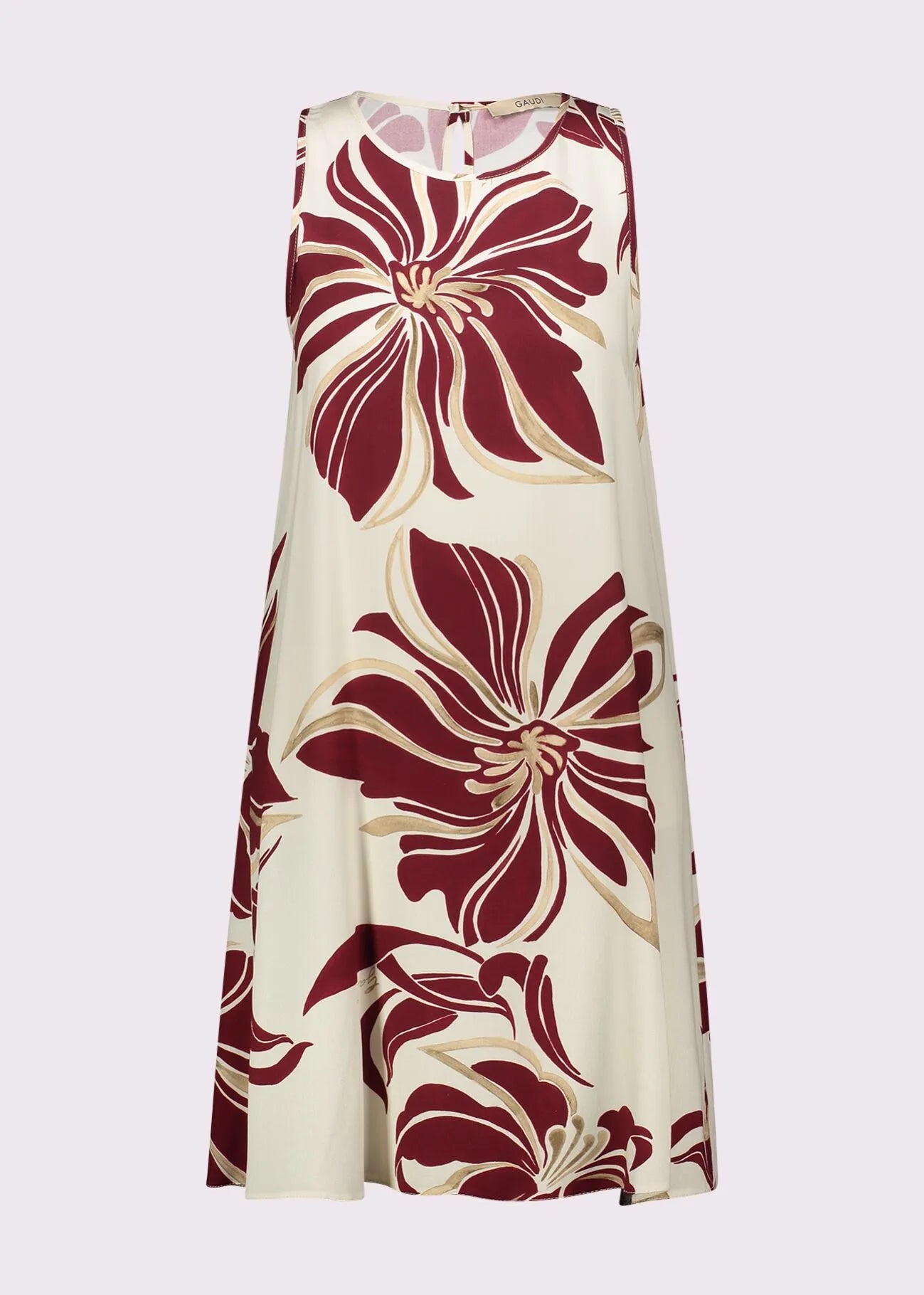 Abito da donna in twill floreale GAUDI 611FD15044_611046-01