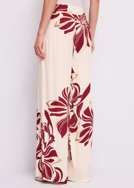 Pantaloni da donna con stampa floreale GAUDI 611FD25038_611046-01