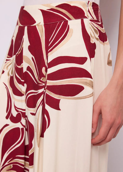 Pantaloni da donna con stampa floreale GAUDI 611FD25038_611046-01