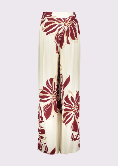 Pantaloni da donna con stampa floreale GAUDI 611FD25038_611046-01