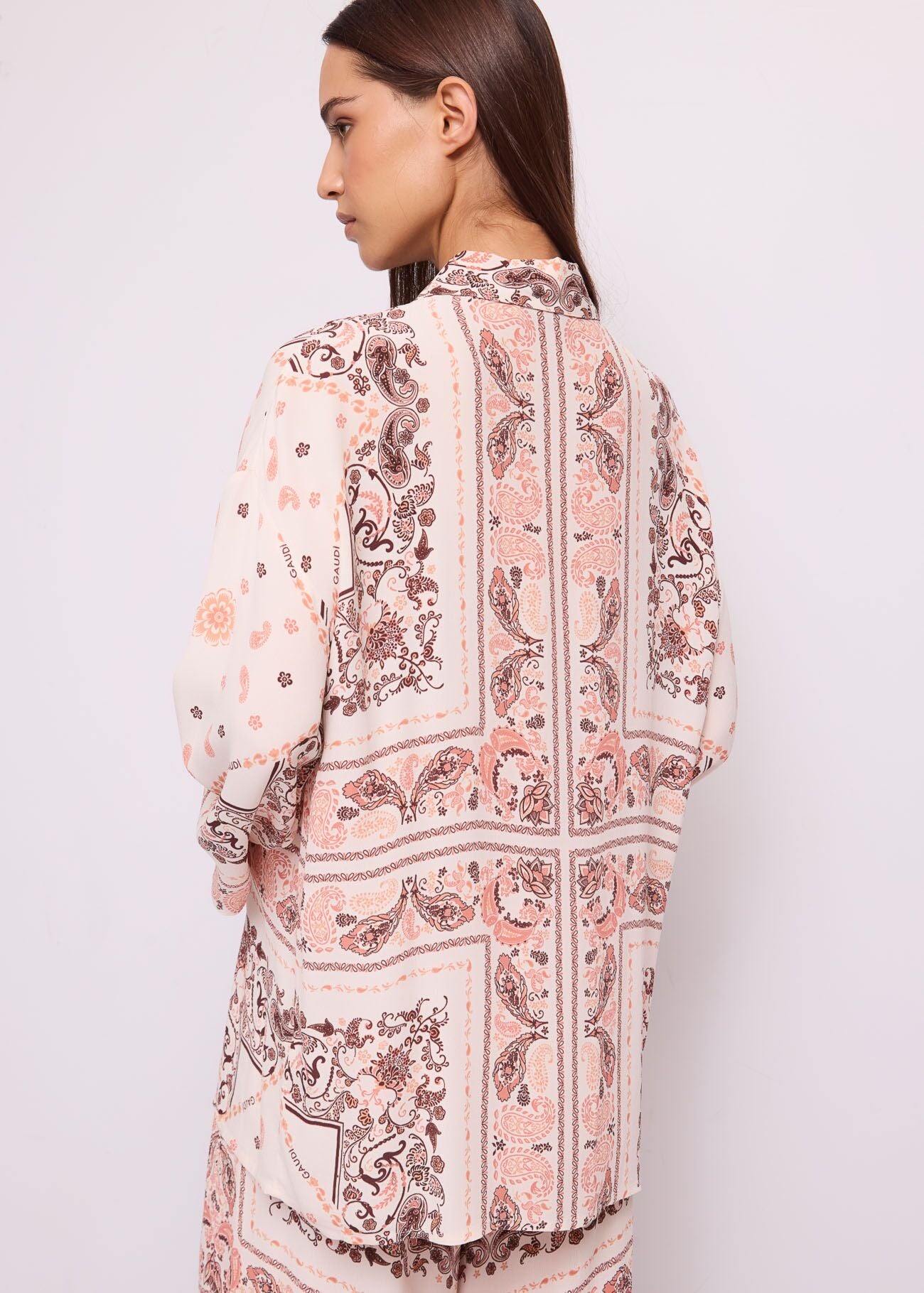 GAUDI 611FD45002_611028-01 Women's Paisley Print Shirt