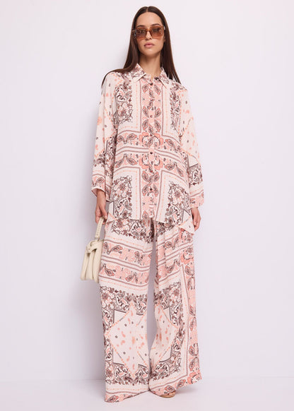 GAUDI 611FD45002_611028-01 Women's Paisley Print Shirt