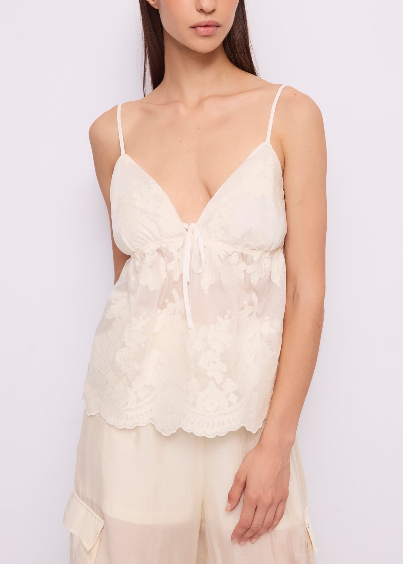 Gaudi 611FD45029 Top in pizzo