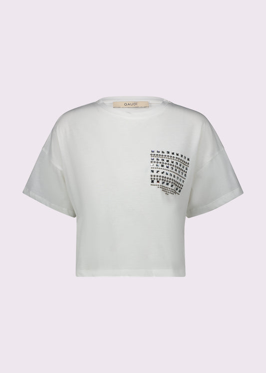 Gaudi 611FD64007 T-Shirt Stampata