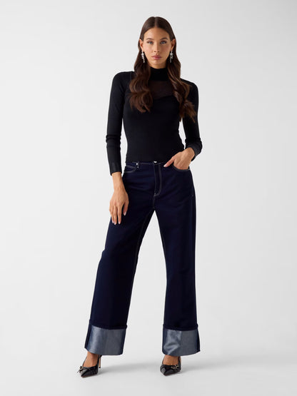 Guess W6RR45Z4842 Maglione con strass